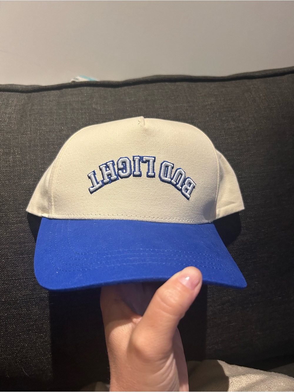 BUD LIGHT Embroidered Baseball Cap Blue Hat